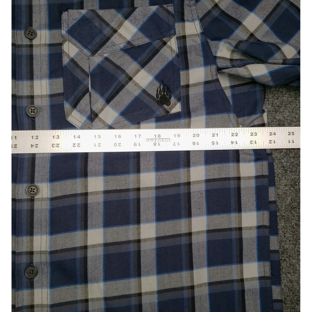 Duluth Trading Alaskan Hardgear PAIR Shirts Mens Large Tall Slim Fit Poly Wool - Picture 7 of 14
